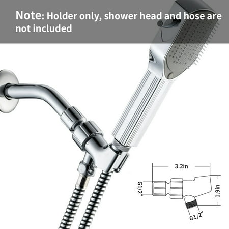Bathroom Hand Held Shower Head Wall Mount Mounted Bracket Holder 24mm D1A5